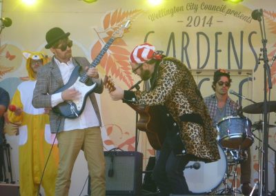 Gerry Paul Gardens Magic 2014 — Peak Audio stage hire