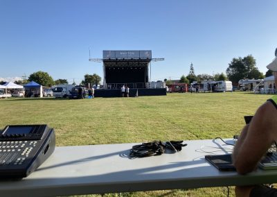Stageline SL100 Marton Country Music Festival — Peak Audio stage hire