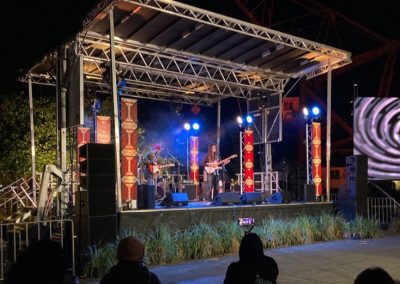 Stageline SL100 Matariki 2021 — Peak Audio stage hire