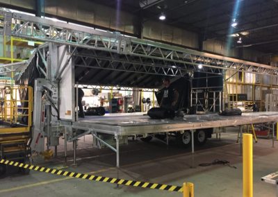 Stageline SL100 Production Line Assemble — Peak Audio stage hire