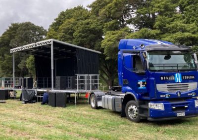 Stageline SL75 Harvest Fest — Peak Audio stage hire