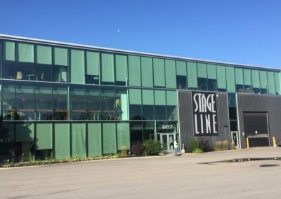 Stageline Headquarters Montreal — Peak Audio stage hire