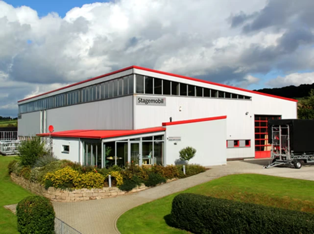 Outside the Stagemobil factory